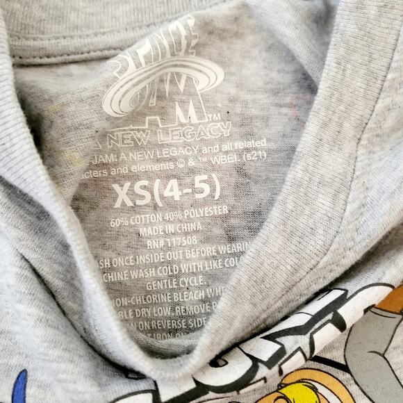 3/$25 New Space Jam Looney Tunes bugs bunny tee amd hair scrunchies 4/5 - Picture 2 of 4